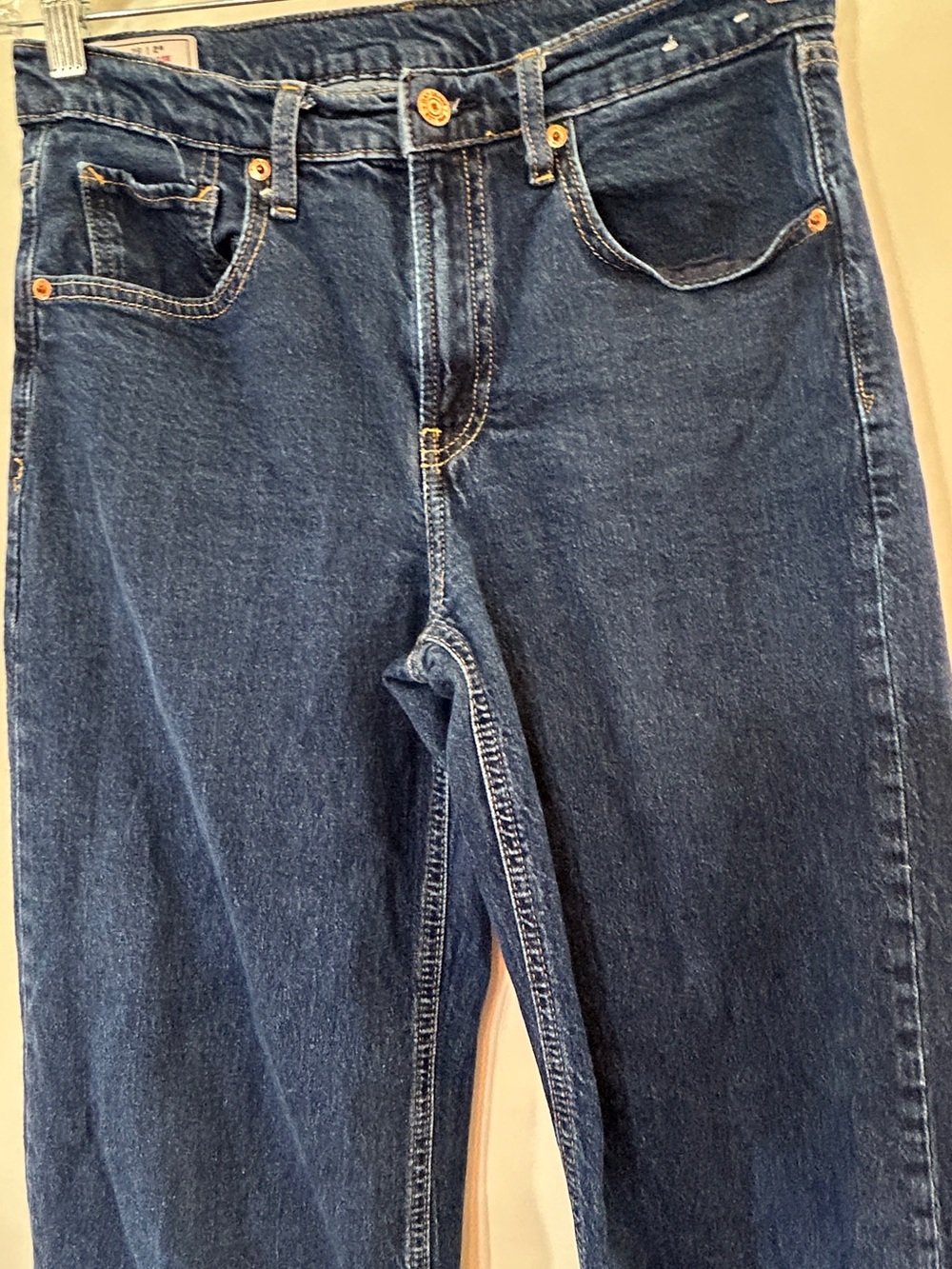 GAP Women's Straight Dark Blue Denim Jeans
